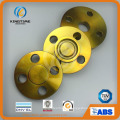 ASME B16.5 A105 Carbon Steel Blind Flange Forged Flange with Yellow Coating (KT0214)